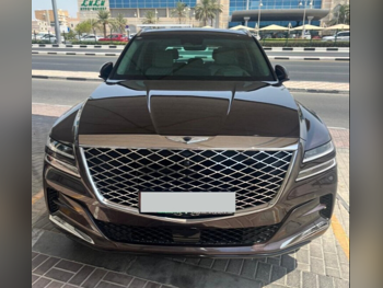 Genesis  GV 80  2024  Automatic  10,600 Km  6 Cylinder  All Wheel Drive (AWD)  SUV  Amber  With Warranty