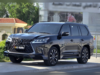 لكزس  ال اكس  570 اس بلاك ايديشن  2021  اوتوماتيك  80,000 كم  8 سلندر  دفع رباعي  اس يو في  أسود