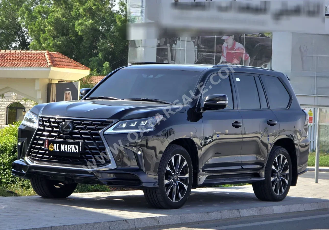Lexus LX 570 S Black Edition 2021 Automatic 80,000 Km 8 Cylinder Four Wheel Drive (4WD) SUV Black