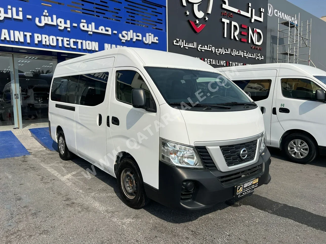 نيسان أورفان 2018 عادي 195,000 كم 4 سلندر سحب امامي فان \ باص أبيض