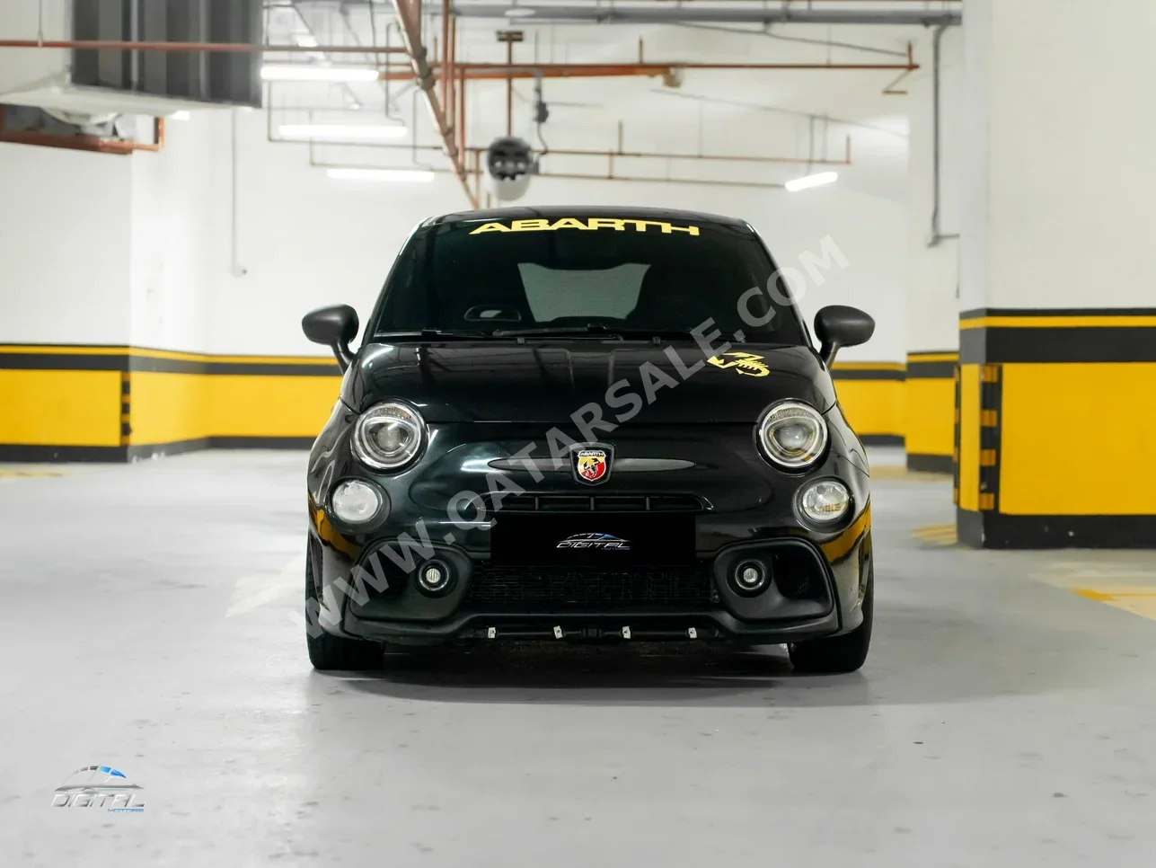 Fiat  695  Abarth  2024  Automatic  45,600 Km  4 Cylinder  Front Wheel Drive (FWD)  Hatchback  Black