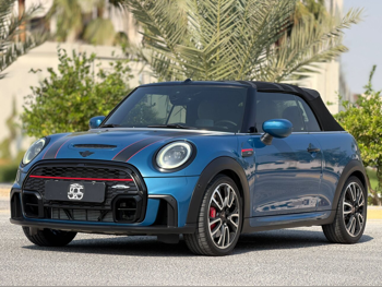 Mini  Cooper  JCW  2022  Automatic  44,000 Km  4 Cylinder  Front Wheel Drive (FWD)  Convertible  Blue  With Warranty