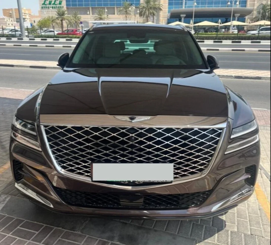 Genesis GV 80 2024 Automatic 10,600 Km 6 Cylinder All Wheel Drive (AWD) SUV Amber With Warranty