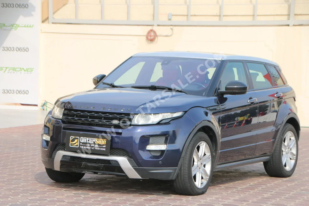 Land Rover  Evoque  Dynamic  2015  Automatic  142,000 Km  4 Cylinder  Four Wheel Drive (4WD)  SUV  Dark Blue