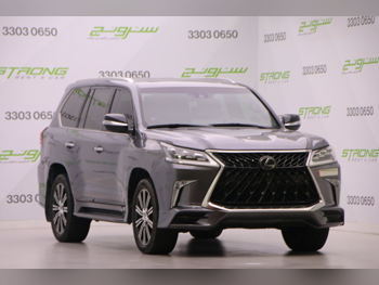 لكزس  ال اكس  570  2018  اوتوماتيك  151,000 كم  8 سلندر  دفع رباعي  اس يو في  رمادي