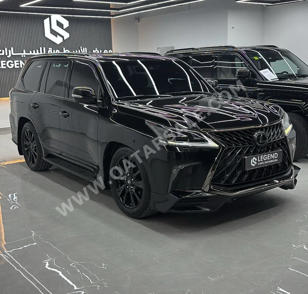 لكزس ال اكس 570 اس بلاك ايديشن 2020 اوتوماتيك 186,000 كم 8 سلندر دفع رباعي اس يو في أسود