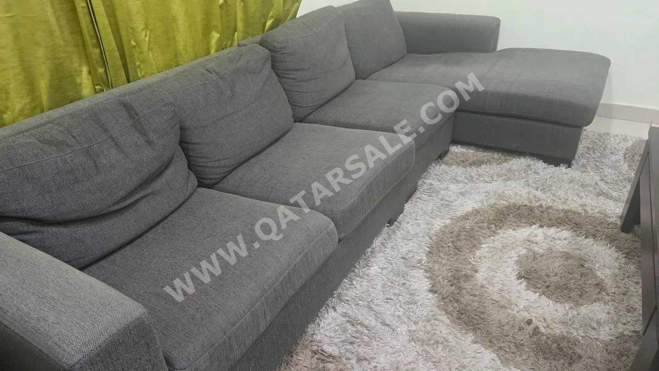 Sofas, Couches & Chairs L shape - Gray