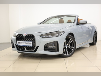 BMW 4-Series 420 I 2024 Automatic 15,000 Km 4 Cylinder Rear Wheel Drive (RWD) Convertible Gray With Warranty