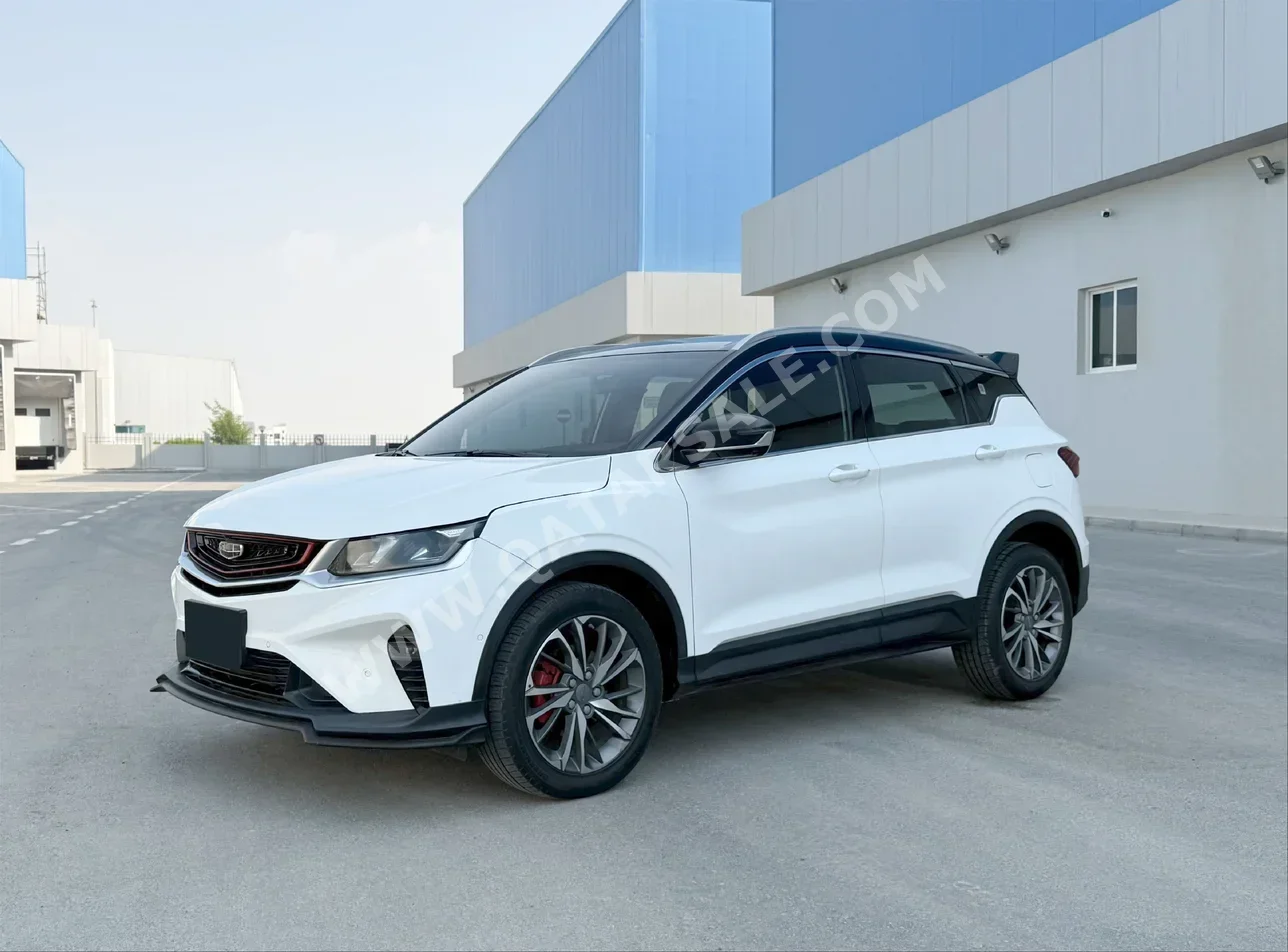 Geely  Coolray  Sport Limited  2022  Automatic  38,632 Km  3 Cylinder  Front Wheel Drive (FWD)  SUV  White  With Warranty