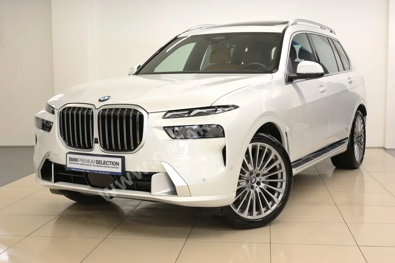 BMW X-Series X7 40i 2025 Automatic 6,000 Km 6 Cylinder All Wheel Drive (AWD) SUV White With Warranty