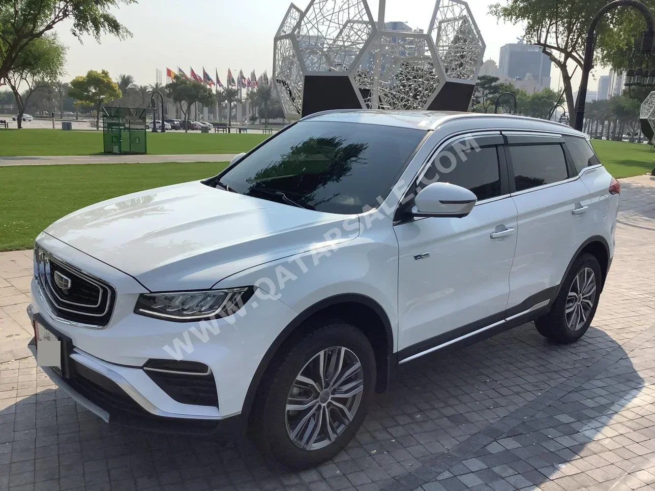 Geely  Azkarra  2021  Automatic  63,000 Km  3 Cylinder  Four Wheel Drive (4WD)  SUV  White  With Warranty