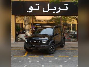 Jetour  T2  2025  Automatic  42,950 Km  4 Cylinder  Four Wheel Drive (4WD)  SUV  Black  With Warranty