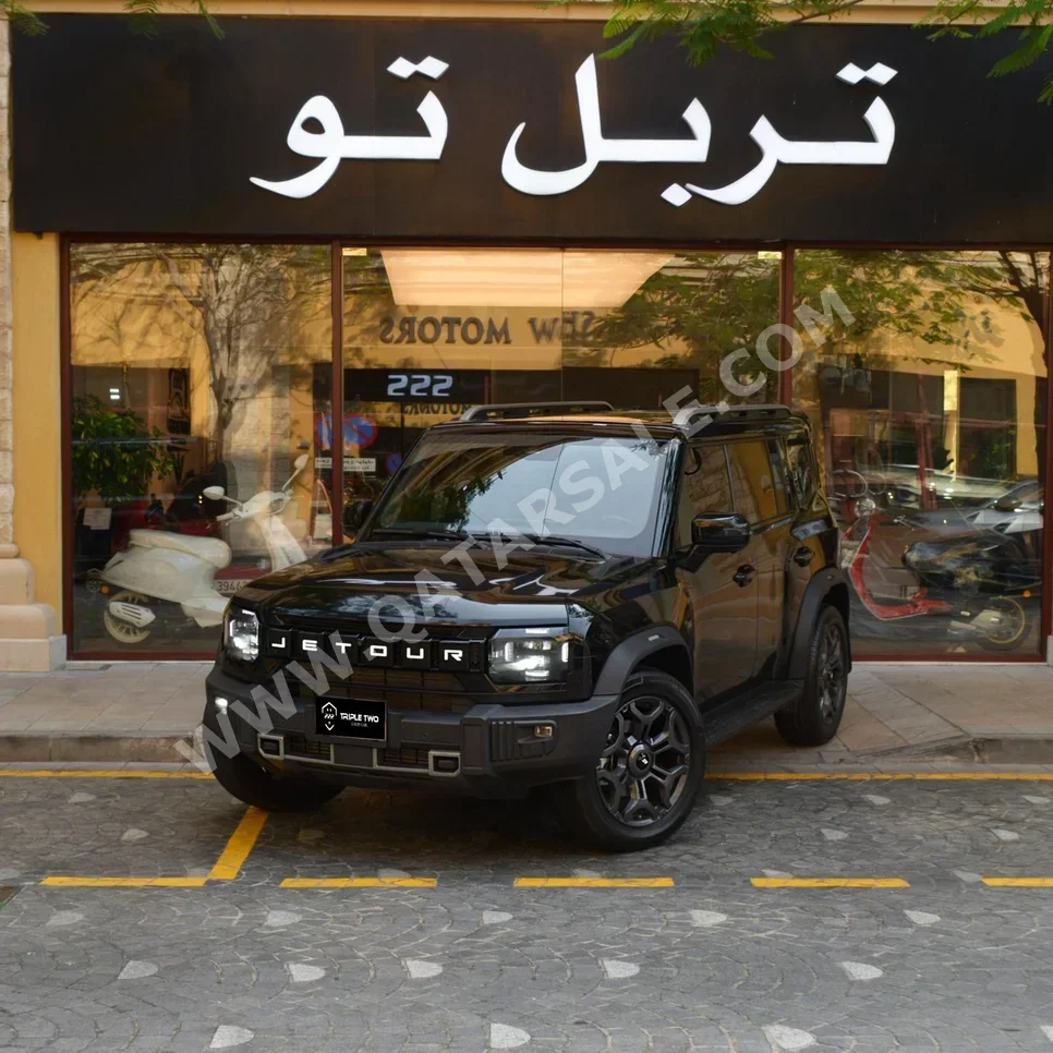 Jetour T2 2025 Automatic 42,950 Km 4 Cylinder Four Wheel Drive (4WD) SUV Black With Warranty