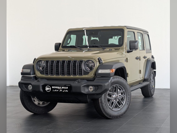Jeep  Wrangler  Sport Plus  2025  Automatic  0 Km  4 Cylinder  Four Wheel Drive (4WD)  SUV  Green  With Warranty