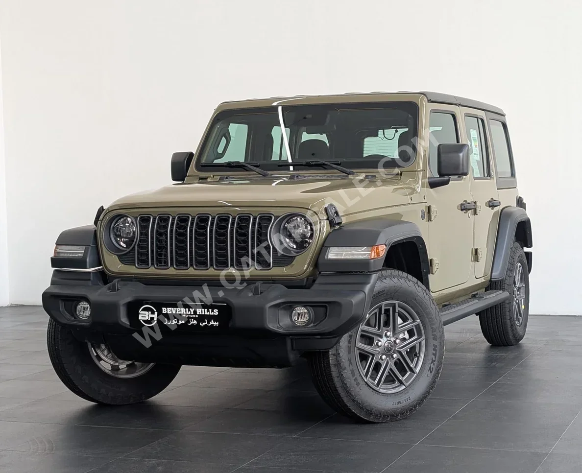 Jeep  Wrangler  Sport Plus  2025  Automatic  0 Km  4 Cylinder  Four Wheel Drive (4WD)  SUV  Green  With Warranty
