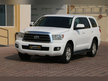 Toyota  Sequoia  2015  Automatic  365,000 Km  8 Cylinder  Four Wheel Drive (4WD)  SUV  White