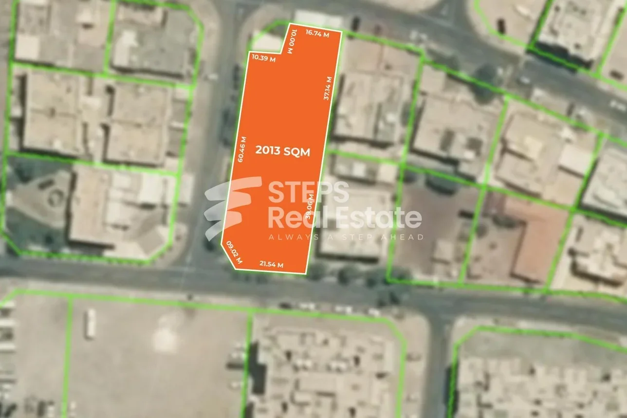 Lands For Sale in Al Wakrah - Al Wakrah -Area Size 2,013 Square Meter