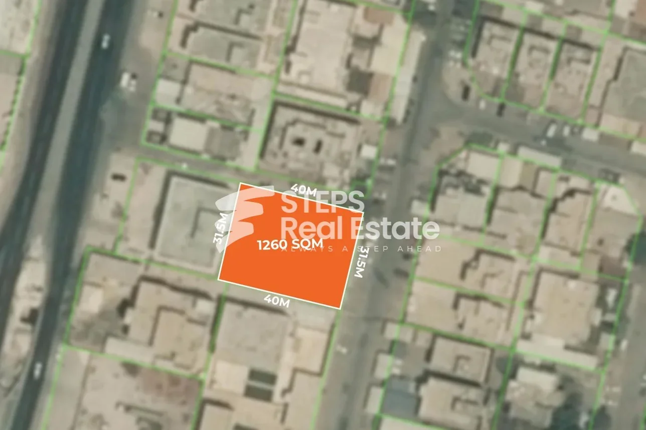 Lands For Sale in Al Rayyan - Old Al Rayyan -Area Size 1,260 Square Meter