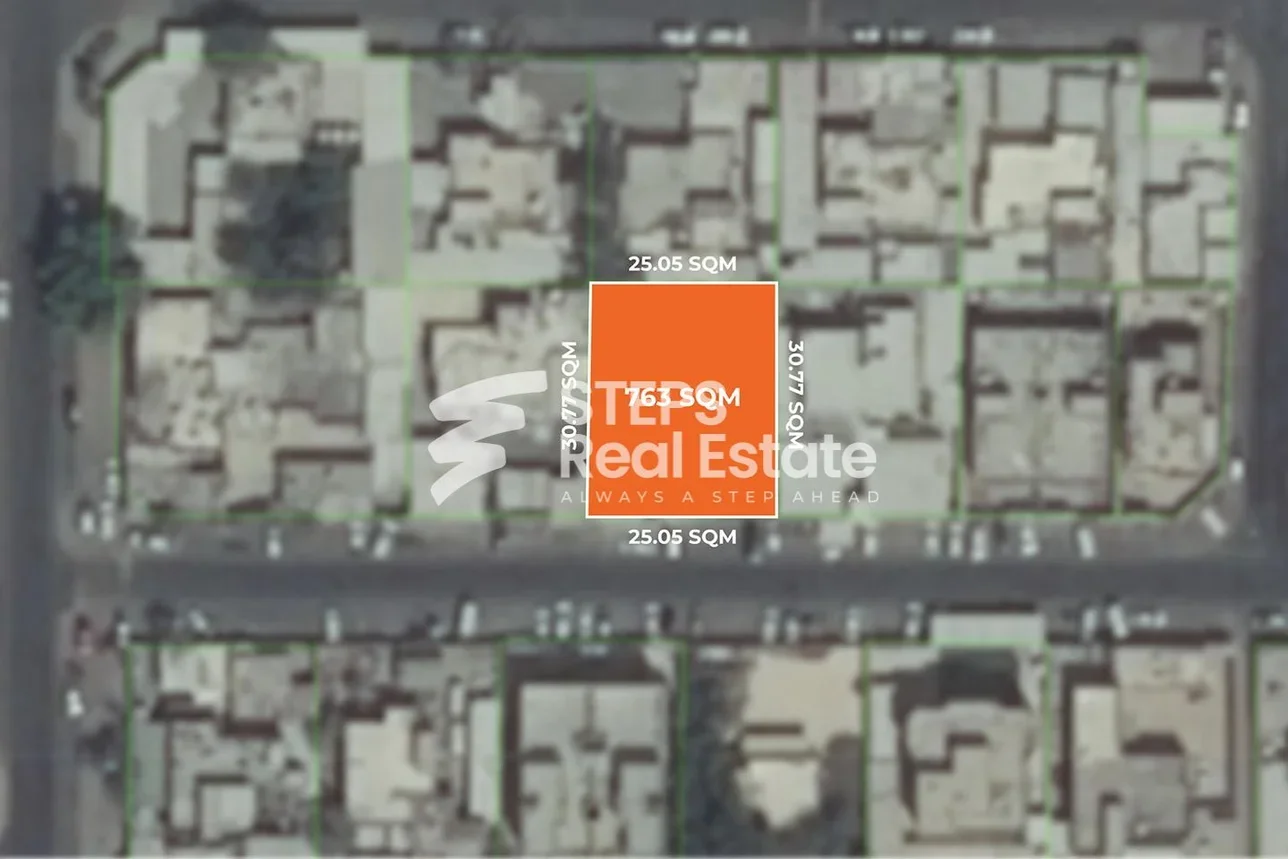 Lands For Sale in Al Rayyan - New Al Rayyan -Area Size 763 Square Meter