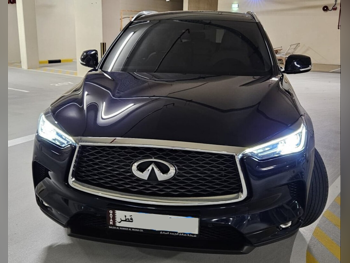Infiniti  QX  50  2021  Automatic  38,600 Km  4 Cylinder  All Wheel Drive (AWD)  SUV  Blue  With Warranty