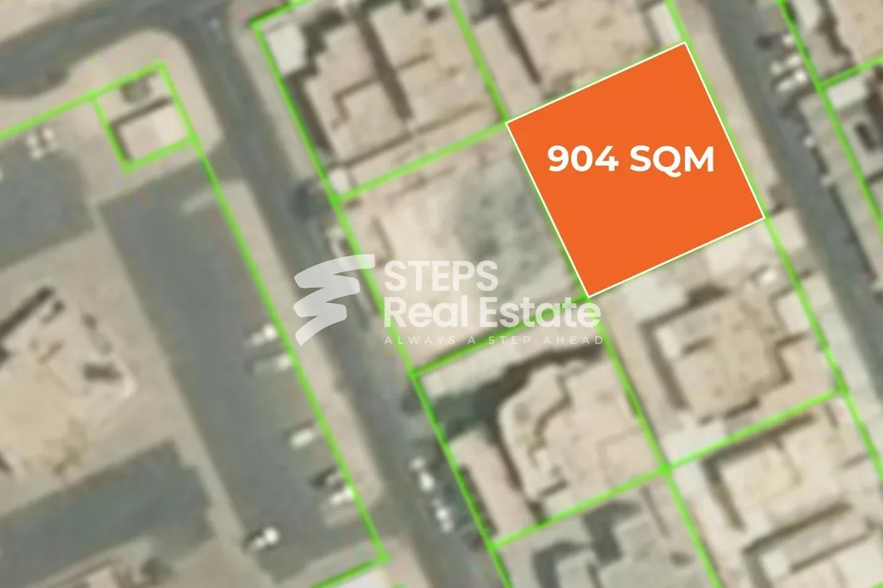 Lands For Sale  in Doha  - Nuaija  -Area Size 904 Square Meter
