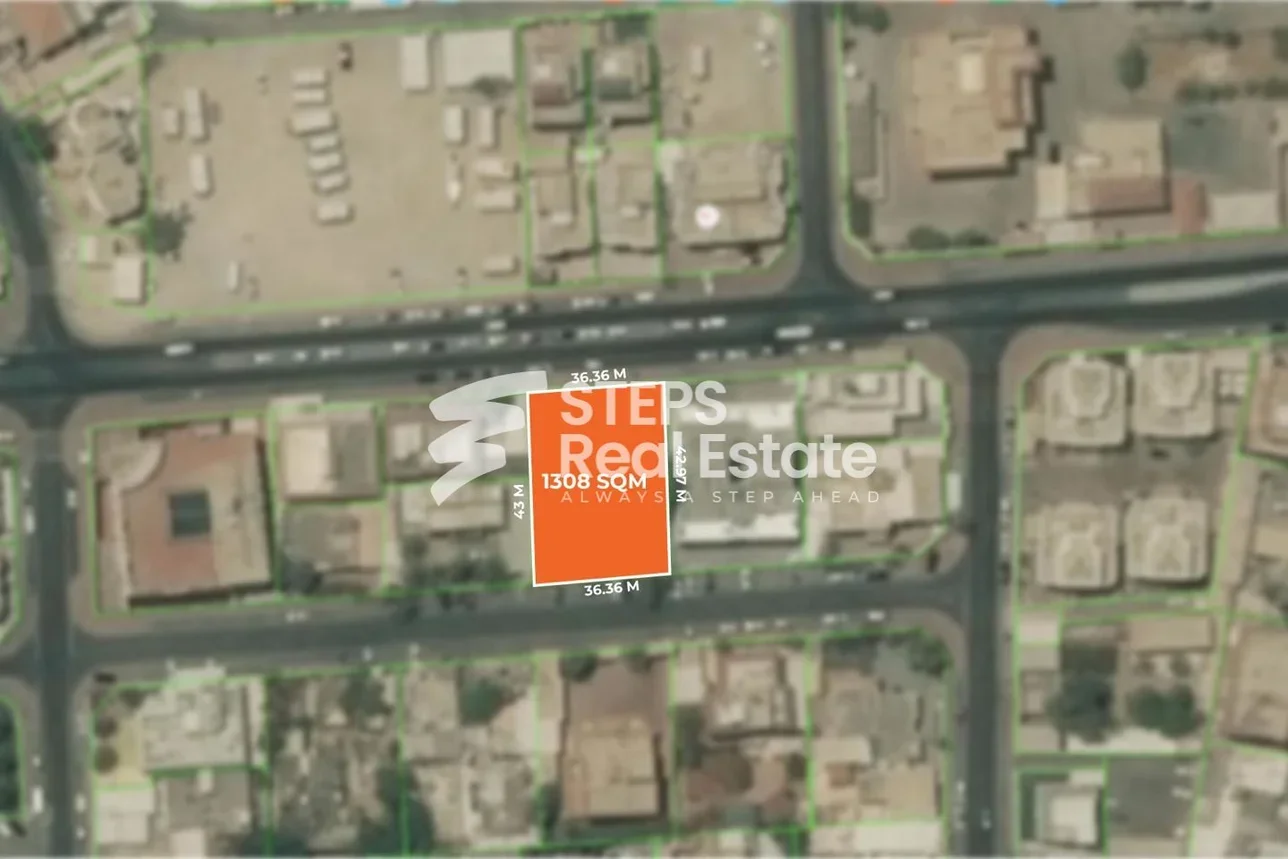 Lands For Sale in Doha - Al Hilal -Area Size 1,308 Square Meter