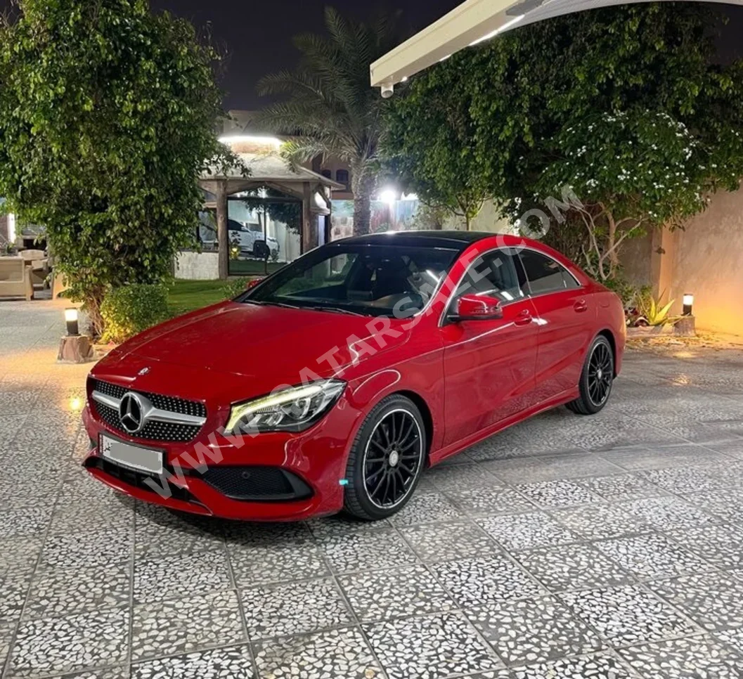 Mercedes-Benz  CLA  250 AMG  2017  Automatic  90,000 Km  4 Cylinder  Rear Wheel Drive (RWD)  Sedan  Red