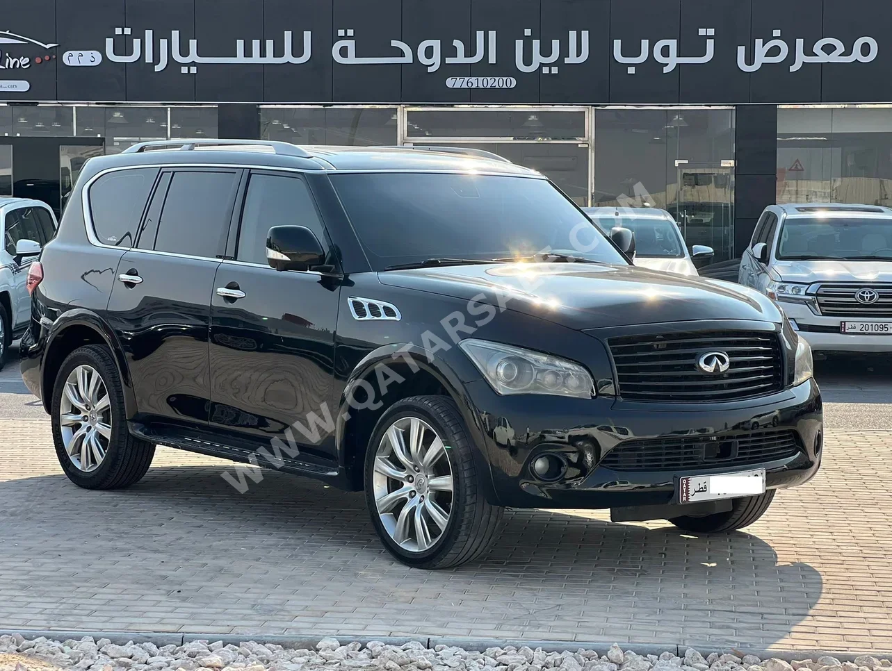Infiniti QX 80 2014 Automatic 275,000 Km 8 Cylinder Four Wheel Drive (4WD) SUV Black