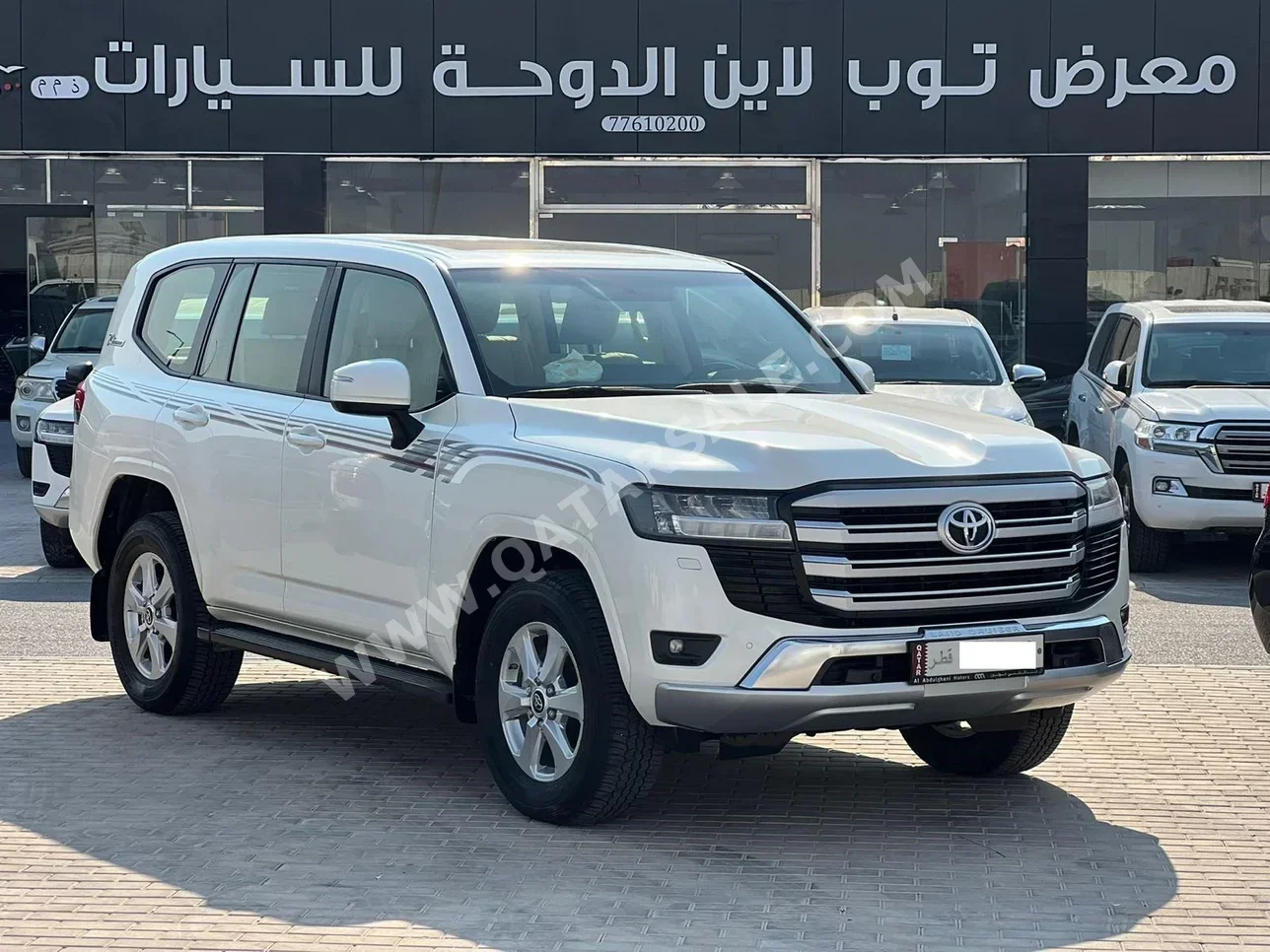 تويوتا لاند كروزر جي اكس ار توين توربو 2022 اوتوماتيك 148,000 كم 6 سلندر دفع رباعي اس يو في أبيض
