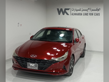Hyundai  Elantra  2023  Automatic  80,000 Km  4 Cylinder  Front Wheel Drive (FWD)  Sedan  Red  With Warranty