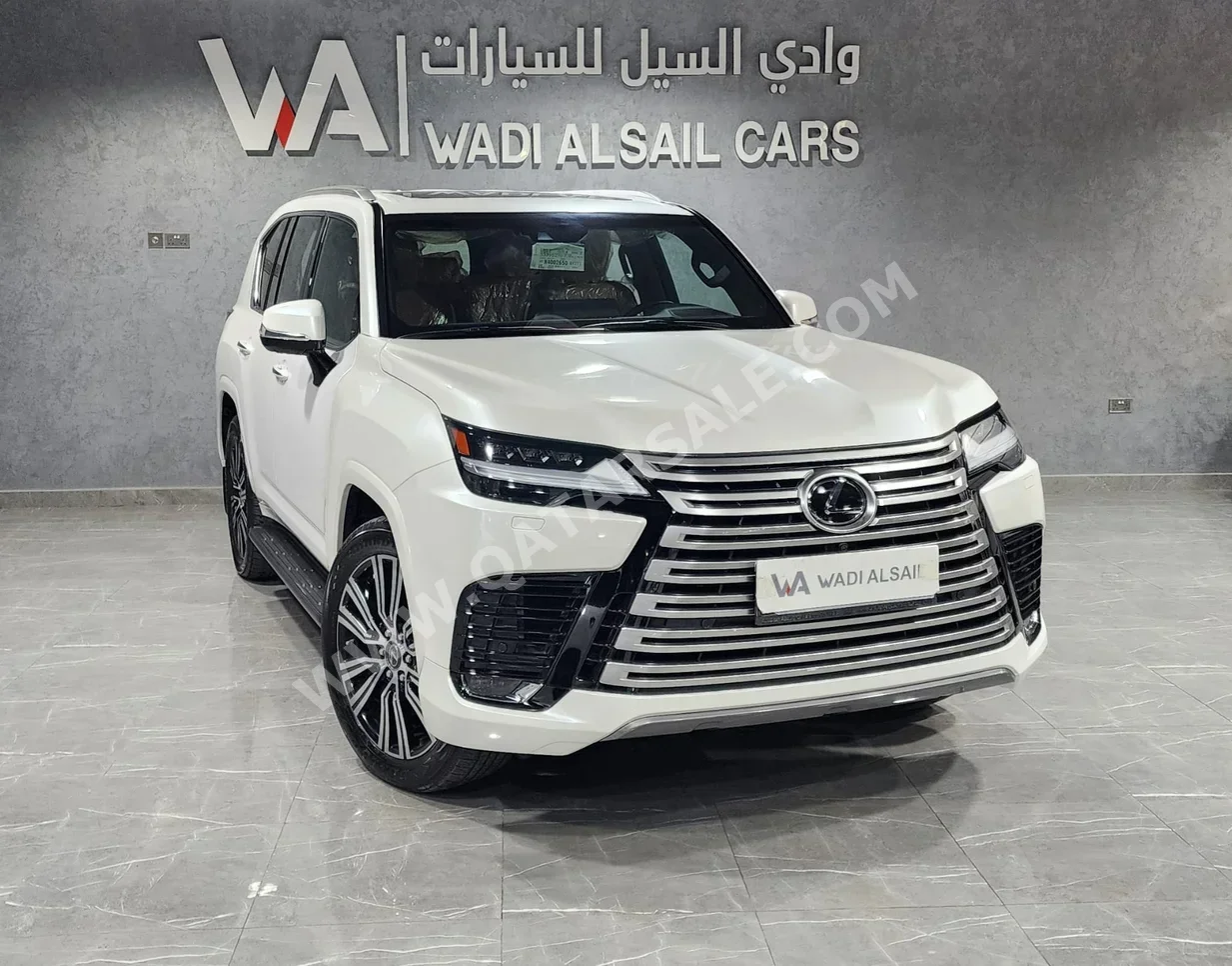 لكزس ال اكس 600 لكجري 2022 اوتوماتيك 24,000 كم 6 سلندر دفع رباعي اس يو في أبيض تحت الضمان