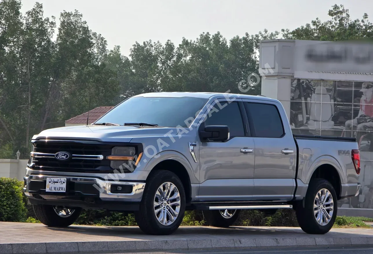 Ford F 150 XLT 2024 Automatic 18,000 Km 8 Cylinder Four Wheel Drive (4WD) Pick Up Silver With Warranty
