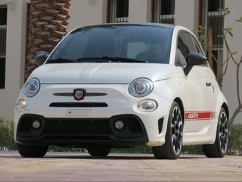 Fiat  595  Abarth  2021  Automatic  56,000 Km  4 Cylinder  Front Wheel Drive (FWD)  Hatchback  White  With Warranty