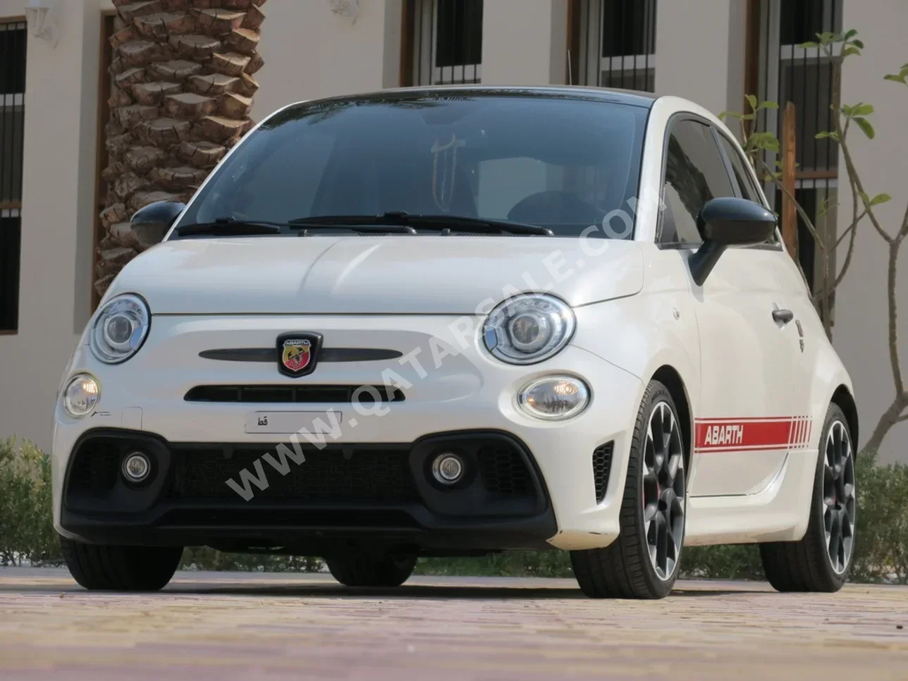 Fiat  595  Abarth  2021  Automatic  56,000 Km  4 Cylinder  Front Wheel Drive (FWD)  Hatchback  White  With Warranty