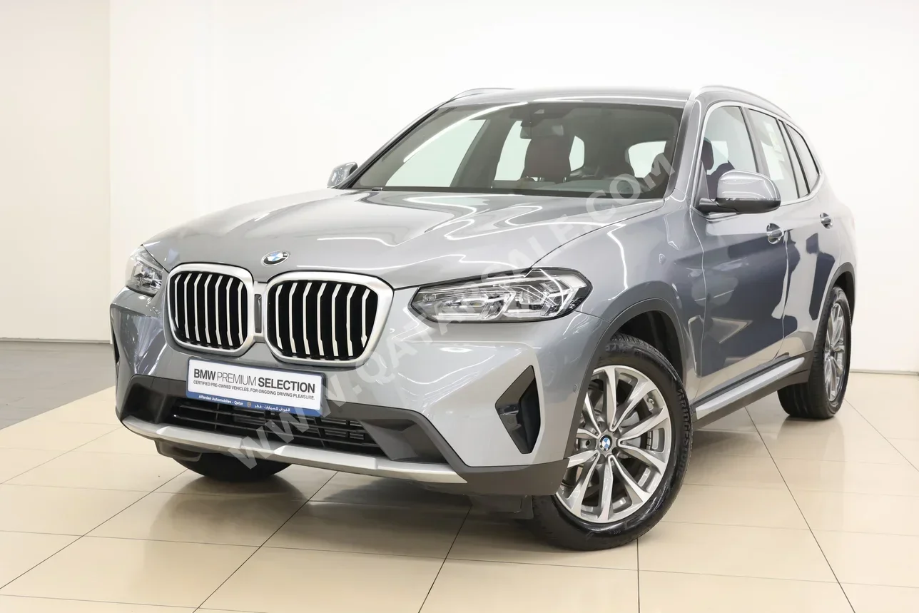 BMW X-Series X3 2024 Automatic 28,500 Km 4 Cylinder Four Wheel Drive (4WD) SUV Gray With Warranty