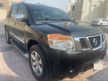 نيسان أرمادا ال اي 2012 اوتوماتيك 148,500 كم 8 سلندر سحب امامي اس يو في أسود