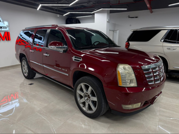 Cadillac Escalade ESV 2009 Automatic 134,000 Km 8 Cylinder Four Wheel Drive (4WD) SUV Red With Warranty