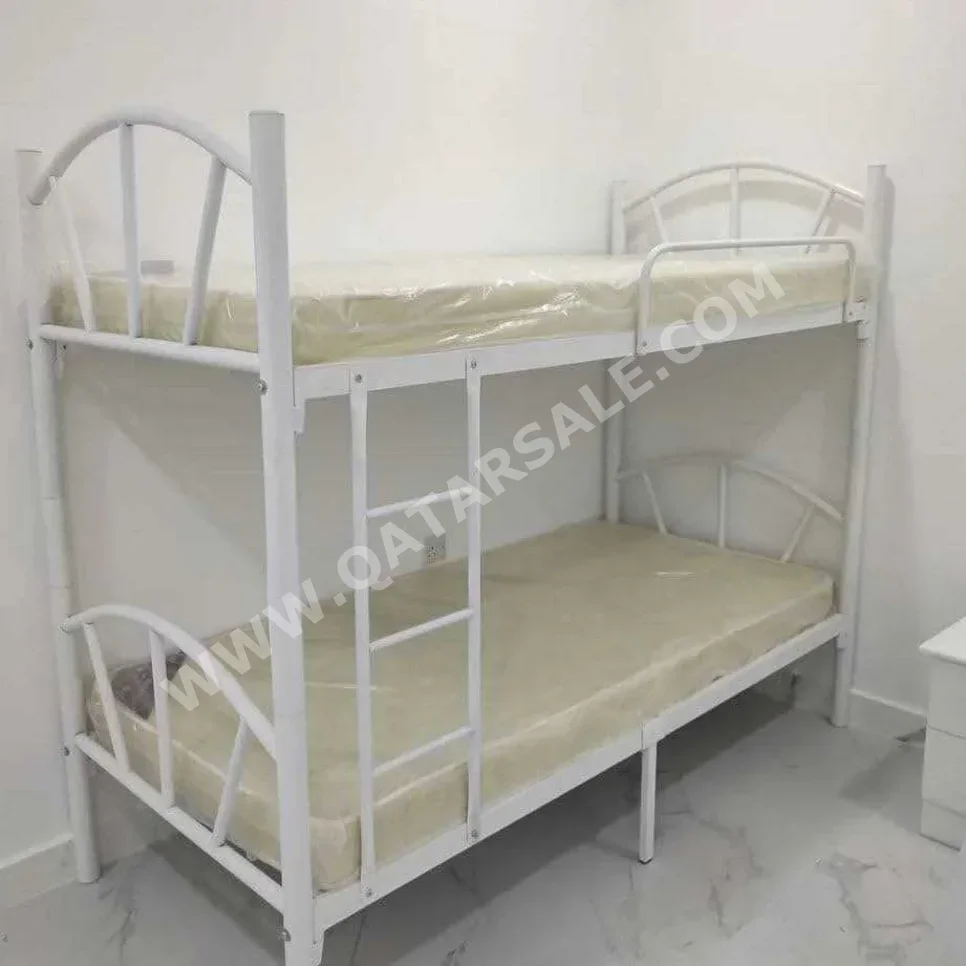 Beds - Single  - White  - Mattress Included