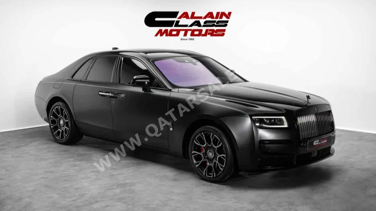 رولز - رويس  غوست  بلاك بادج  2024  اوتوماتيك  5,800 كم  12 سلندر  دفع خلفي  سيدان  أسود