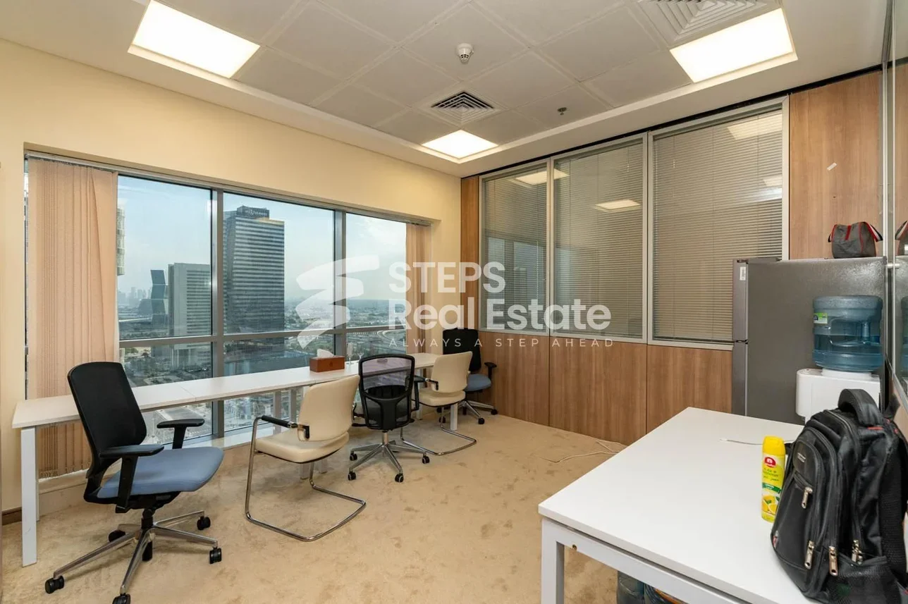 مكاتب تجارية - مفروشة بالكامل  - لوسيل  - منطقة المارينا