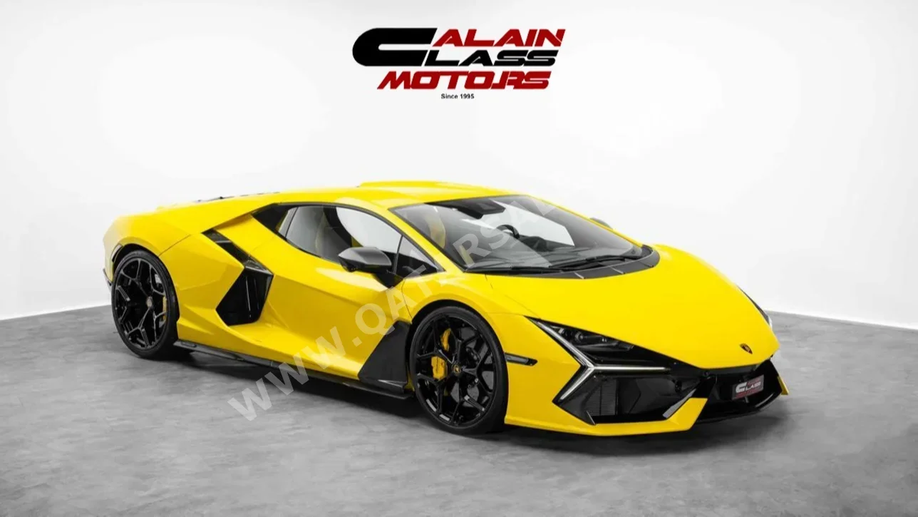 لمبرجيني  ريفويلتو  2024  اوتوماتيك  1,543 كم  12 سلندر  دفع كلي مستمر  كوبيه \ سبورت  أصفر