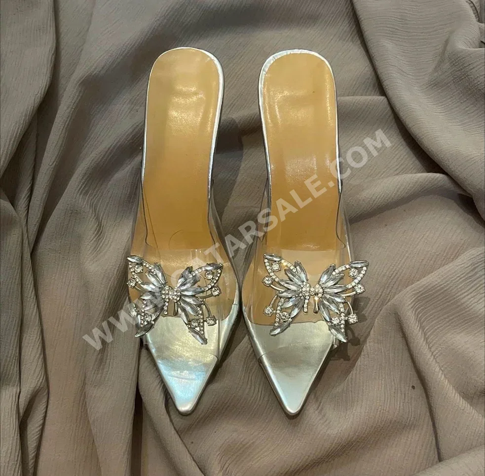 Shoes Silver Size 37 Women
