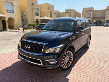 Infiniti QX 80 2015 Automatic 106,000 Km 8 Cylinder Four Wheel Drive (4WD) SUV Dark Blue
