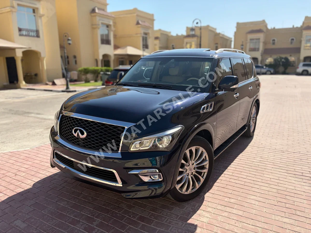 Infiniti  QX  80  2015  Automatic  106,000 Km  8 Cylinder  Four Wheel Drive (4WD)  SUV  Dark Blue