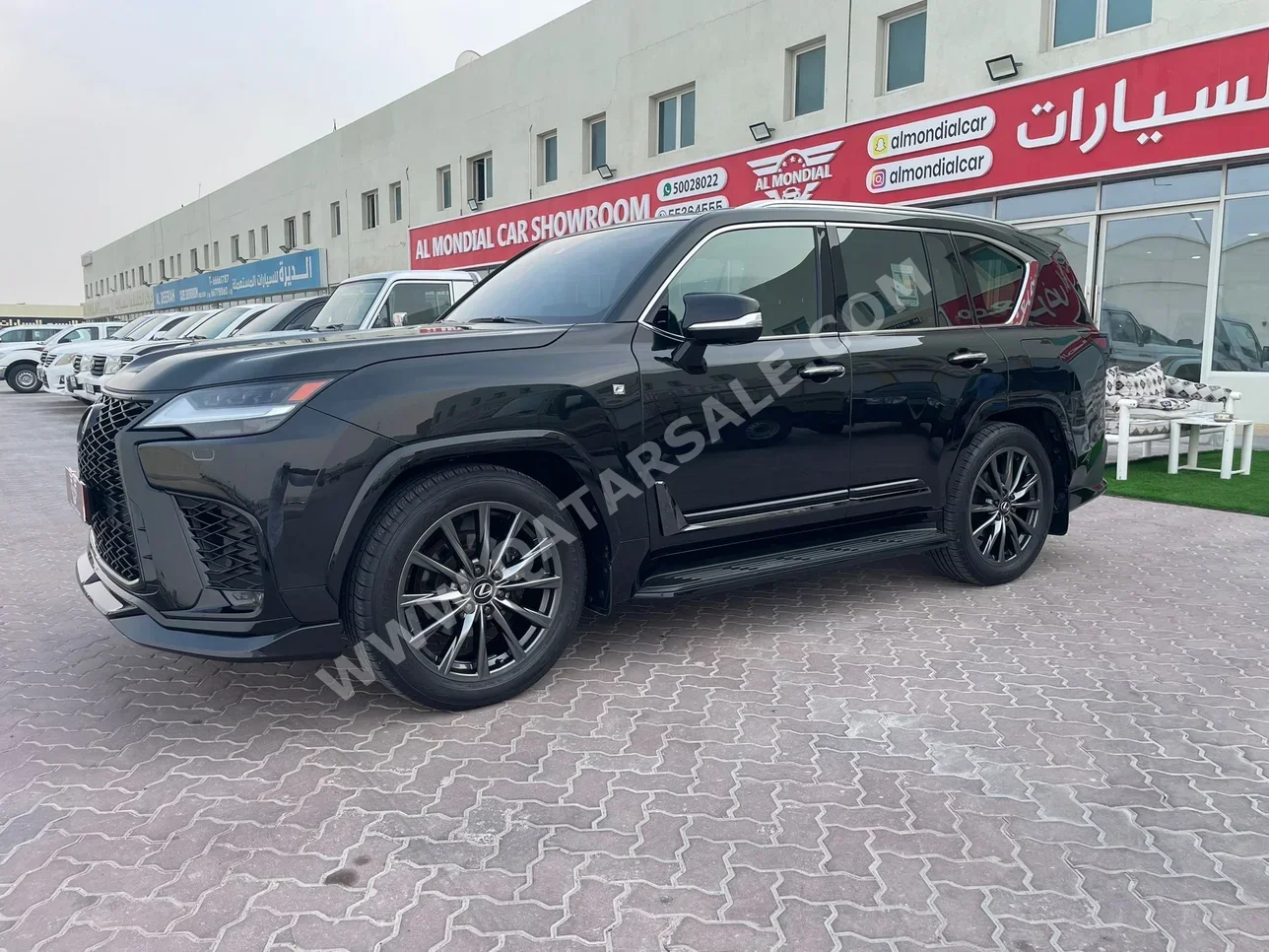 Lexus LX 600 F Sport 2024 Automatic 13,000 Km 6 Cylinder Four Wheel Drive (4WD) SUV Black With Warranty