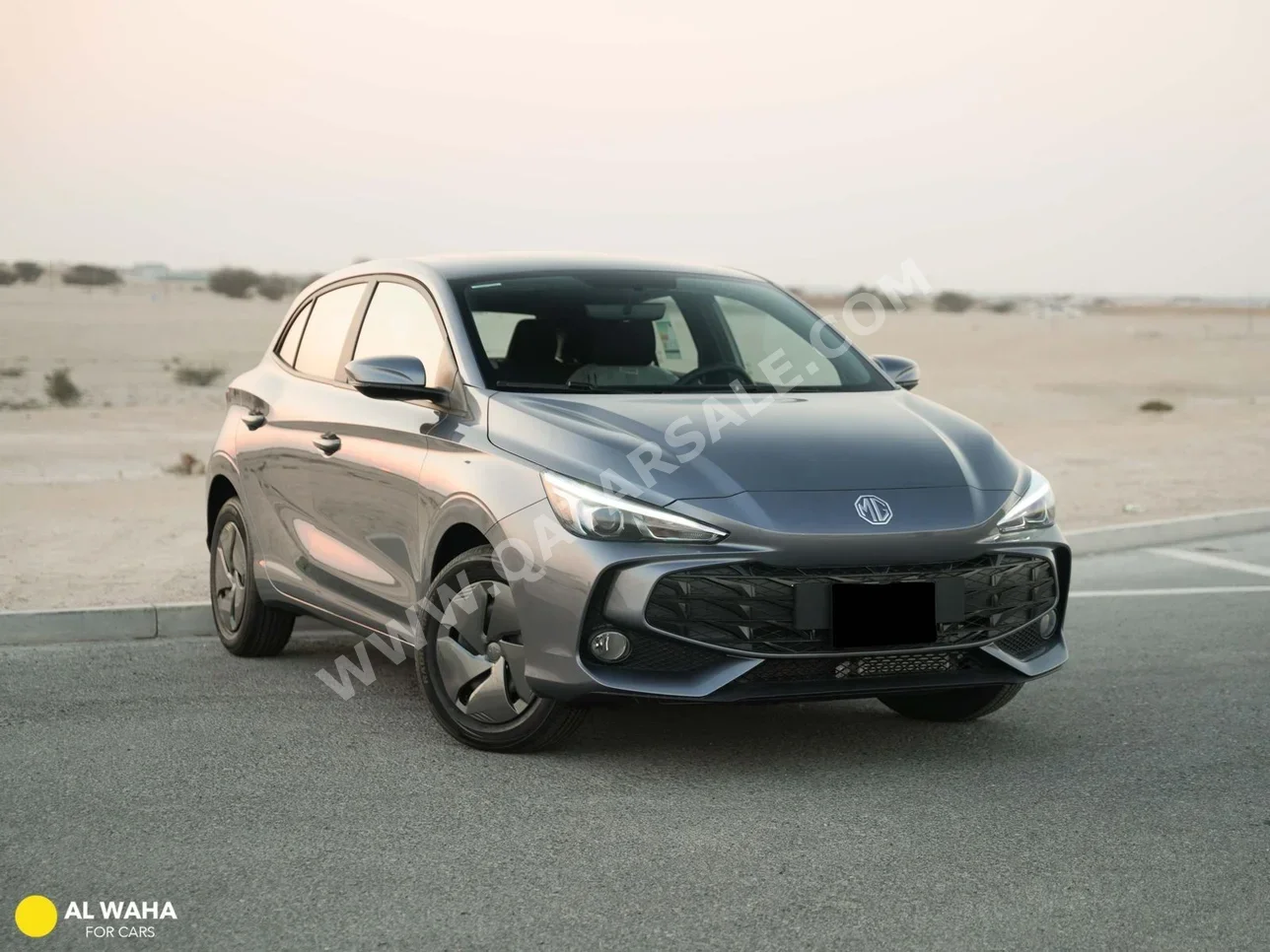 ام جي 3 كومفورت 2026 اوتوماتيك 0 كم 4 سلندر سحب امامي هاتشباك رمادي تحت الضمان