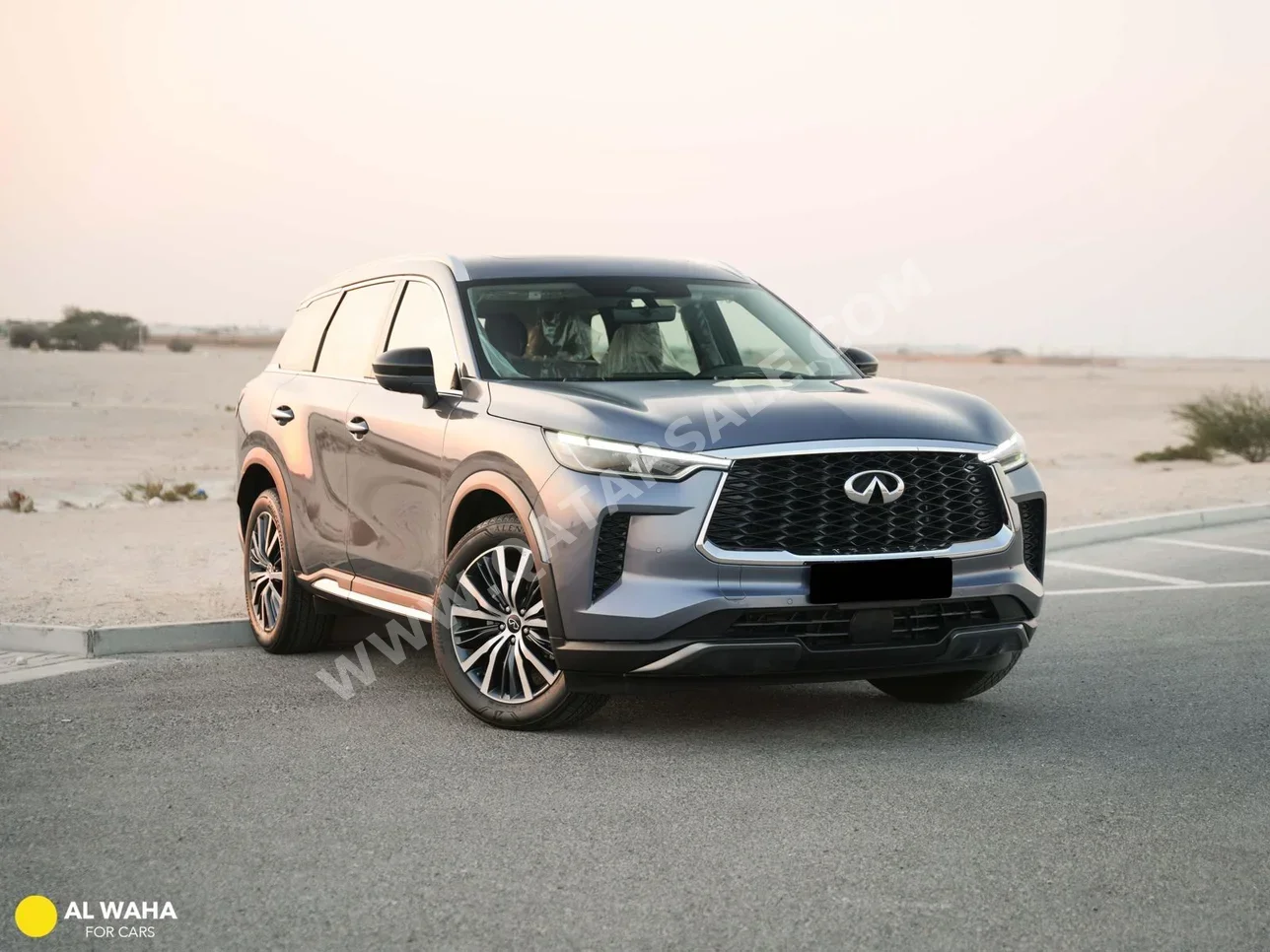 انفنيتي كيو اكس 60 2025 اوتوماتيك 20 كم 6 سلندر دفع كلي مستمر اس يو في رمادي