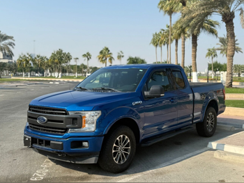 فورد أف 150 2018 اوتوماتيك 69,000 كم 8 سلندر دفع رباعي بيكب ازرق
