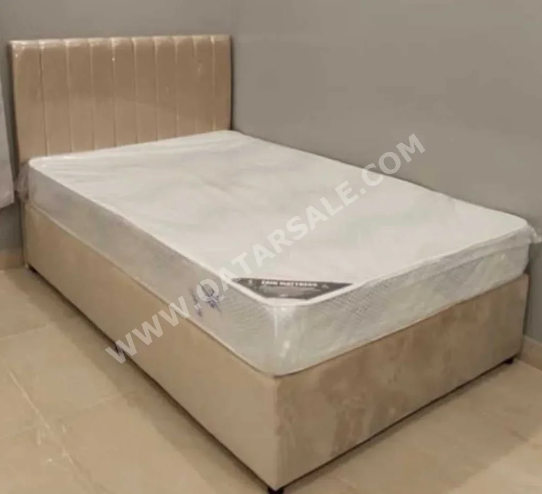 الأسّرة - فردي - الأصفر - متضمنة المرتبة