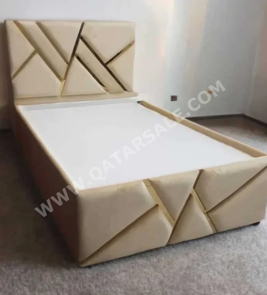 الأسّرة - فردي - الأصفر - متضمنة المرتبة